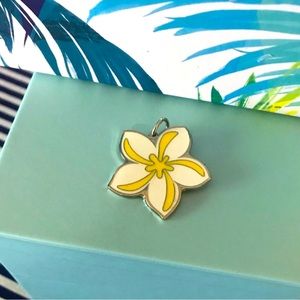 LAKO KULA Hawaiian plumeria flower charm.